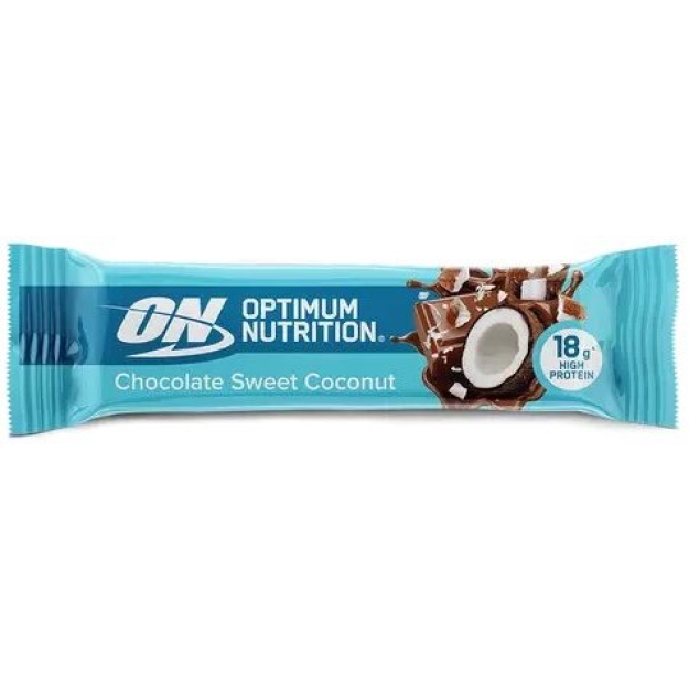 Optimum Nutrition Olbaltumvielu batoniņš 59 g - šokolāde ar kokosriekstu fotogrāfija