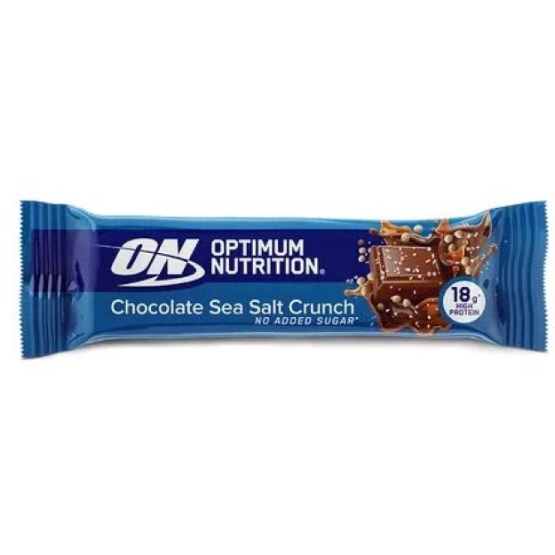 Optimum Nutrition Krõmpsuv valgubatoon 55 g - šokolaadi meresoolaga pilt Optimum Nutrition Krõmpsuv valgubatoon 55 g - šokolaadi meresoolaga foto