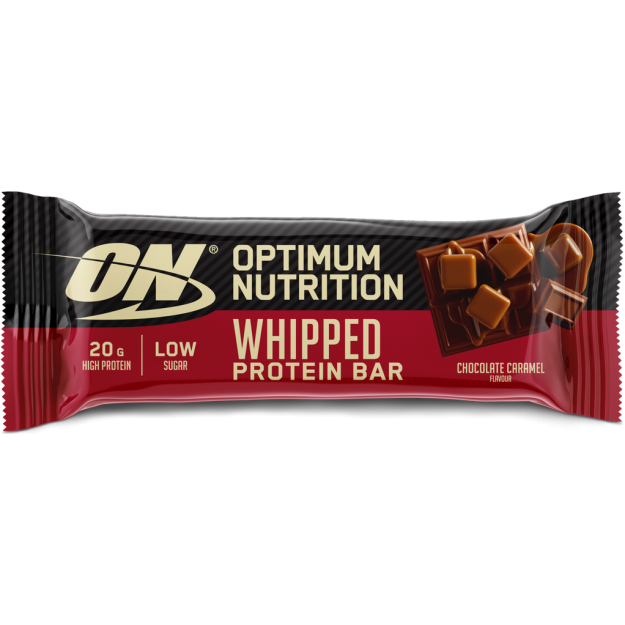 Optimum Nutrition Whipped Protein Bar 60 g - šokoladinė karamelė paveikslėlį Optimum Nutrition Whipped Protein Bar 60 g - šokoladinė karamelė nuotrauka