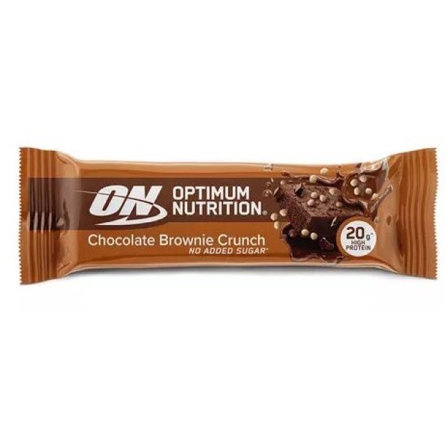 Optimum Nutrition Crispy Protein Bar 65 g - šokolaadi brownie pilt Optimum Nutrition Crispy Protein Bar 65 g - šokolaadi brownie foto