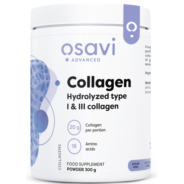 Kollageenpeptiidid - hüdrolüüsitud 1&3 tüüp 300 g