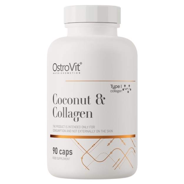 Ostrovit Collagen & MCT Oil from coconut 90 capsules picture Ostrovit Collagen & MCT Oil from coconut 90 capsules photo