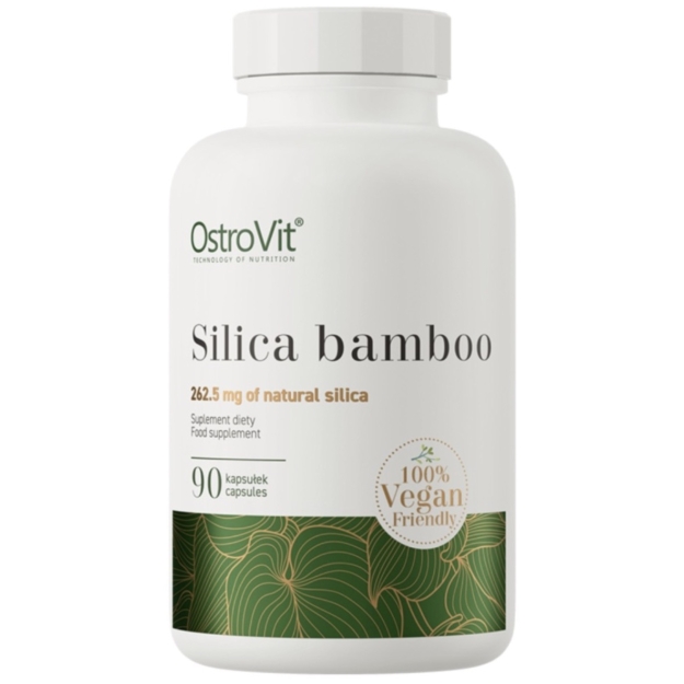 Ostrovit Silica Bamboo VEGE 90 kapsulių paveikslėlį Ostrovit Silica Bamboo VEGE 90 kapsulių nuotrauka