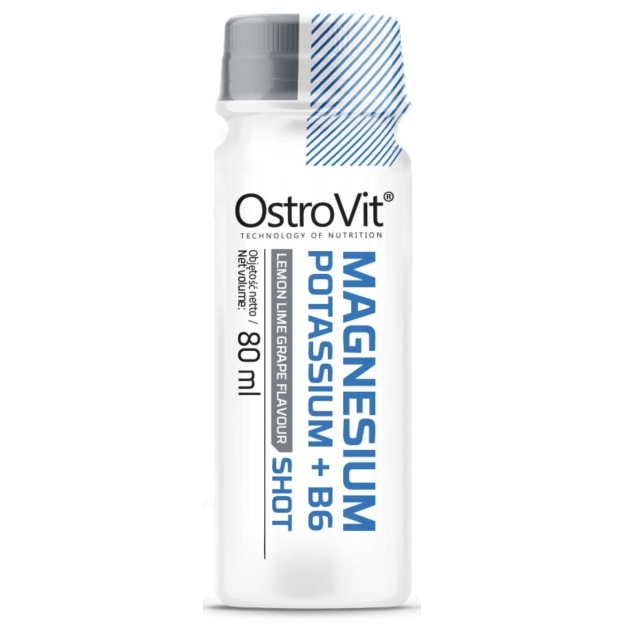 Ostrovit Magnija kālijs + B6 SHOT 80 ml fotogrāfija