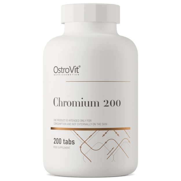 Ostrovit Hroms 200 mcg 200 tabletes bilde Ostrovit Hroms 200 mcg 200 tabletes fotogrāfija