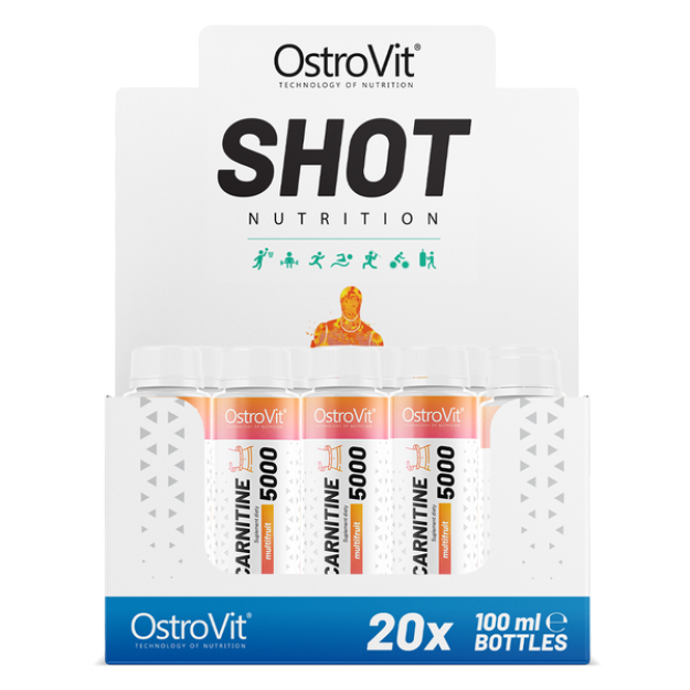 Ostrovit L-carnitine 5000 shot - 20x100 ml foto