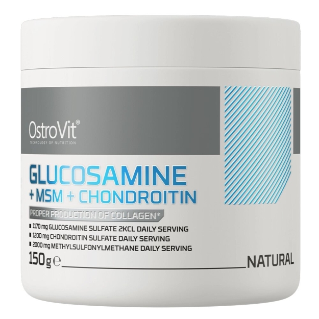 Ostrovit Gliukozaminas + MSM + chondroitinas 150 g Ostrovit Gliukozaminas + MSM + chondroitinas 150 g