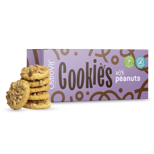 Ostrovit Cookies with Peanuts 125 g Ostrovit Cookies with Peanuts 125 g