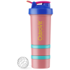 Ostrovit Shaker Premium Miami Vibes 450 ml - Sinine roosa pilt Ostrovit Shaker Premium Miami Vibes 450 ml - Sinine roosa foto