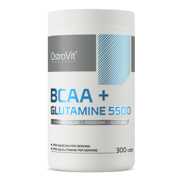 Ostrovit BCAA + Glutamine 1100 mg 300 capsules Ostrovit BCAA + Glutamine 1100 mg 300 capsules