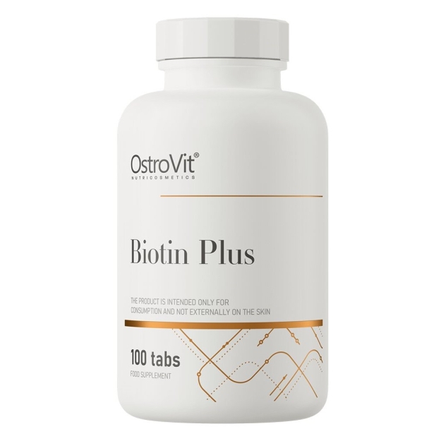 Ostrovit Biotin Plus 100 tablečių nuotrauka