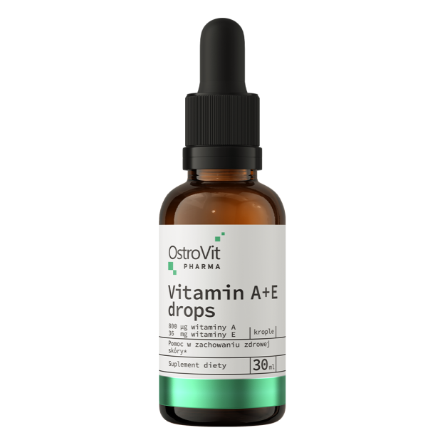 Ostrovit Pharma Pilieni ar A + E vitamīnu 30 ml Ostrovit Pharma Pilieni ar A + E vitamīnu 30 ml