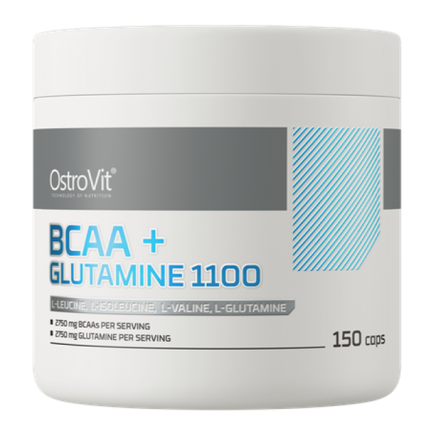 Ostrovit BCAA + Glutamiin 1100 mg 150 kapslit Ostrovit BCAA + Glutamiin 1100 mg 150 kapslit