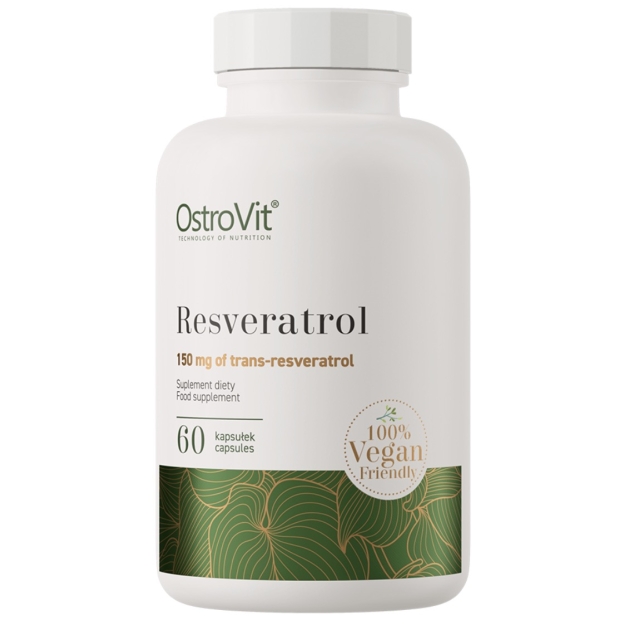 Ostrovit Resveratrol VEGE 60 kapsulių nuotrauka
