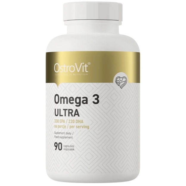 Ostrovit Omega 3 Ultra 90 kapsulas fotogrāfija