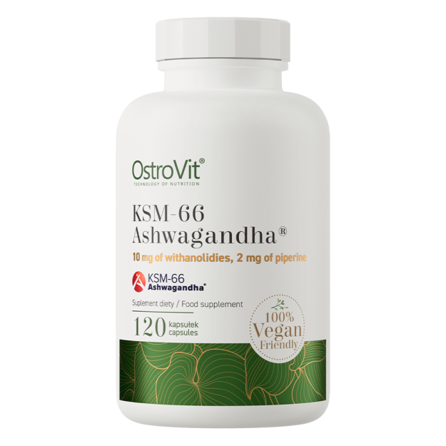 Ostrovit KSM-66 Ashwagandha 120 kapsulas Ostrovit KSM-66 Ashwagandha 120 kapsulas