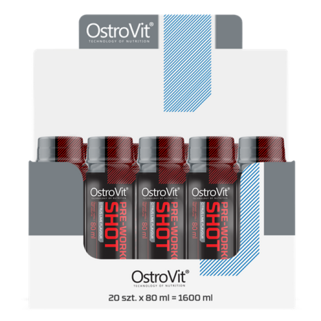 Ostrovit Pre Workout Shot 80 ml x 20foto