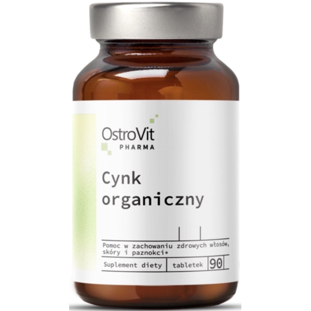 Ostrovit Organic Zinc 90 tabletės nuotrauka