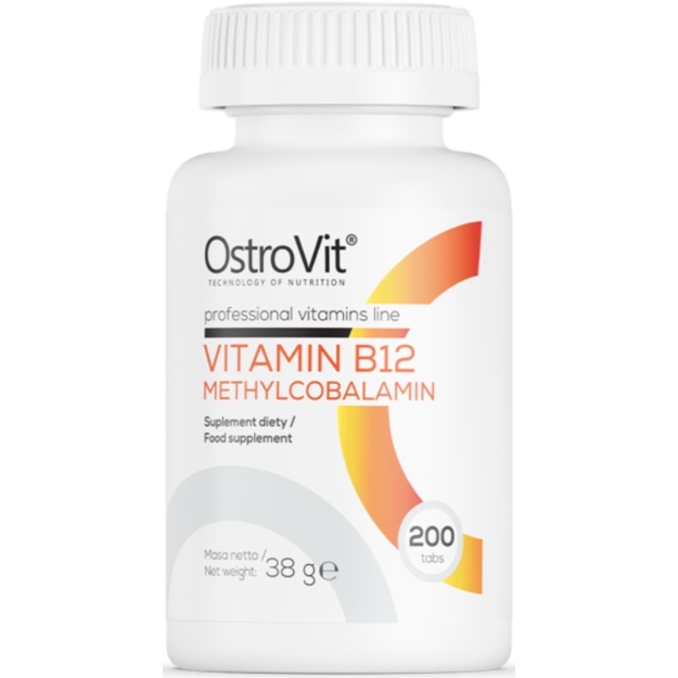 Vitamin B12 Methylcobalamin 200 tabletės