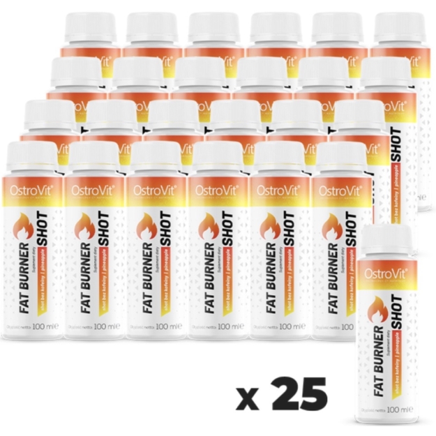 Ostrovit Fat burner shot bez kofeīna 25x100 ml fotogrāfija