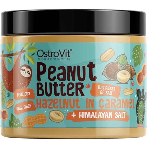 Peanut Butter + Hazelnuts in Caramel + Himalaya salt 500 g