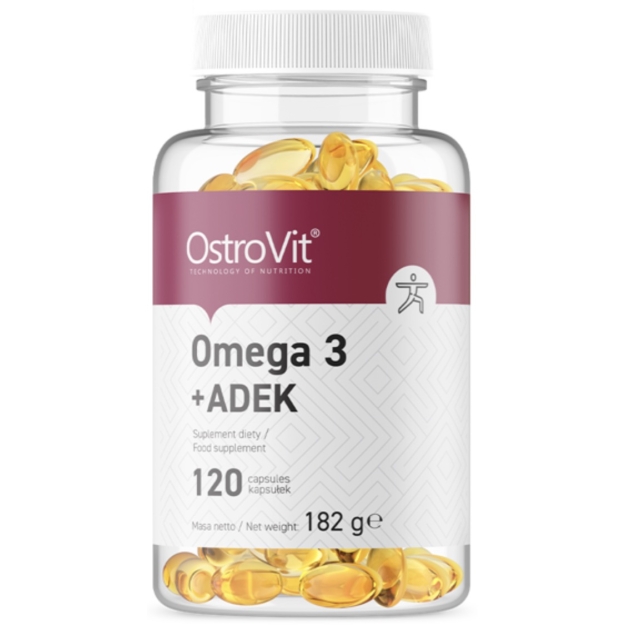Ostrovit Omega 3 + ADEK 120 capsules photo