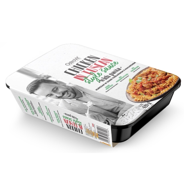 Ostrovit Chicken Dish in Tuscan style Sauce with Pasta 420 g picture Ostrovit Chicken Dish in Tuscan style Sauce with Pasta 420 g photo
