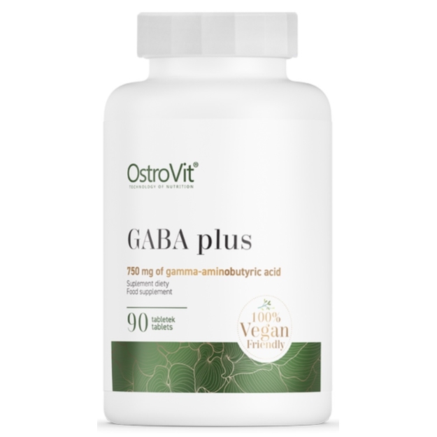 Ostrovit Gaba Plus Melatoninas 90 tablečių paveikslėlį Ostrovit Gaba Plus Melatoninas 90 tablečių nuotrauka