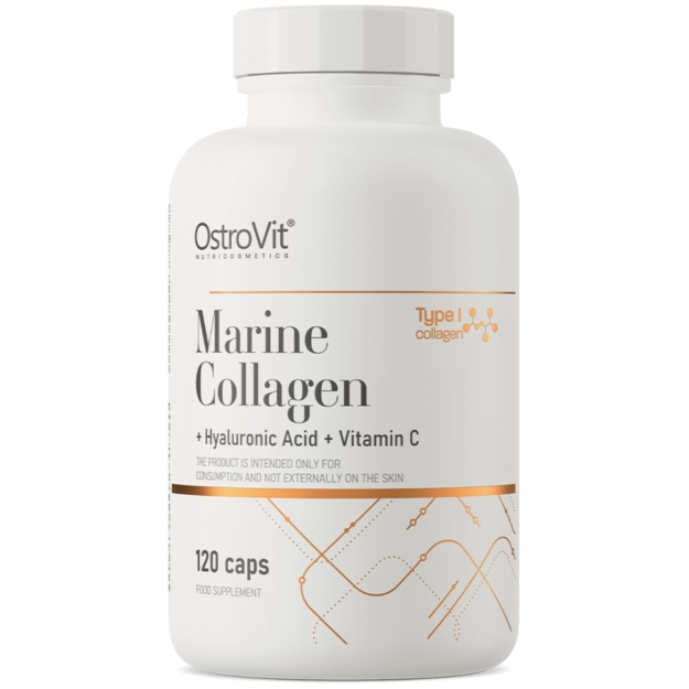 Marine Collagen with Hyaluronic Acid and Vitamin C 120 Сaps