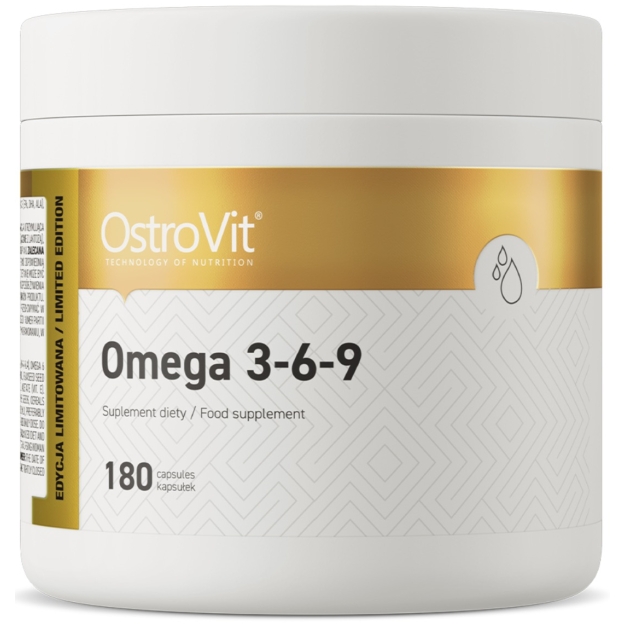 Ostrovit Omega 3-6-9 180 kapsulas fotogrāfija