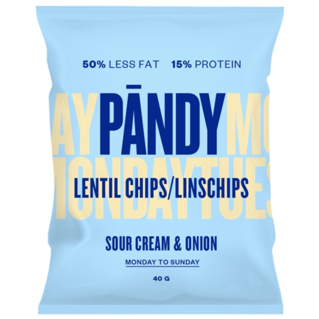 Pändy Lentil chips with sour cream and onion flavour 40 g photo