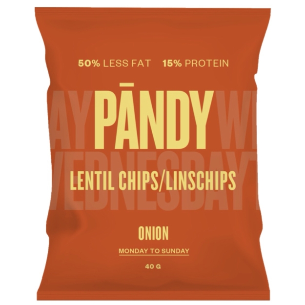 Lentil chips with onion flavour 40 g
