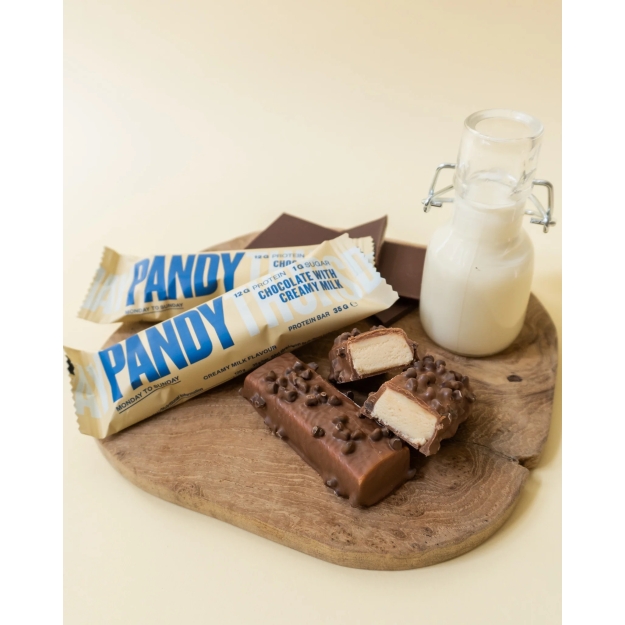 Pändy Protein Bar Chocolate with Creamy Milk 35 g picture Pändy Protein Bar Chocolate with Creamy Milk 35 g photo