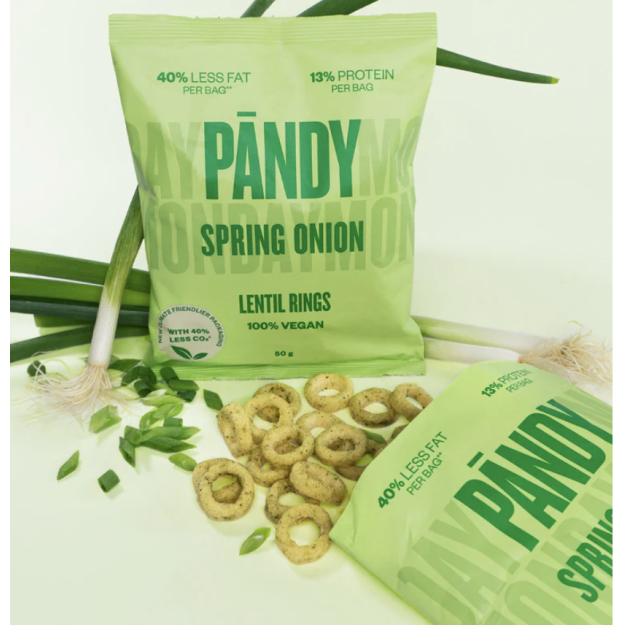 Pändy Lentil Chips 50 g - Spring Onion Pändy Lentil Chips 50 g - Spring Onion