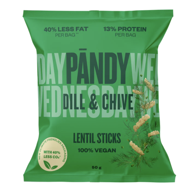 Lentil Chips 50 g - Dill