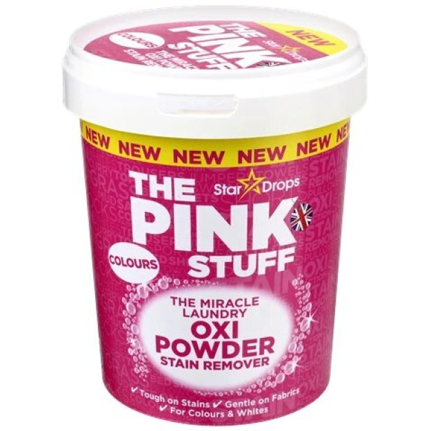 The Pink Stuff Traipu tīrīšanas līdzeklis krāsainai veļai 1 kg bilde The Pink Stuff Traipu tīrīšanas līdzeklis krāsainai veļai 1 kg fotogrāfija