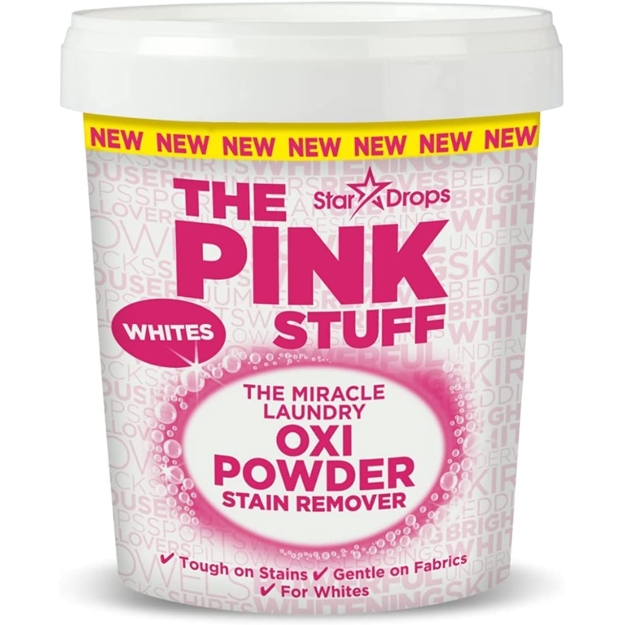 The Pink Stuff Traipu tīrīšanas līdzeklis baltai veļai 1 kg bilde The Pink Stuff Traipu tīrīšanas līdzeklis baltai veļai 1 kg fotogrāfija