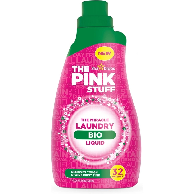 The Pink Stuff Riiete Pesuvahend Laundry Bio 960 ml pilt The Pink Stuff Riiete Pesuvahend Laundry Bio 960 ml foto