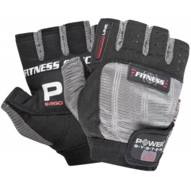 Power System Gloves Fitness - must/hall pilt Power System Gloves Fitness - must/hall foto