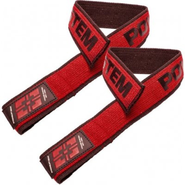 Power System Lifting Straps Duplex - черный/красный фото