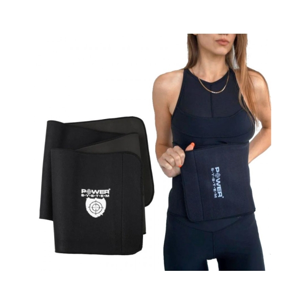 Power System Slimming Belt wt Pro (100 sm) - juodas paveikslėlį Power System Slimming Belt wt Pro (100 sm) - juodas nuotrauka