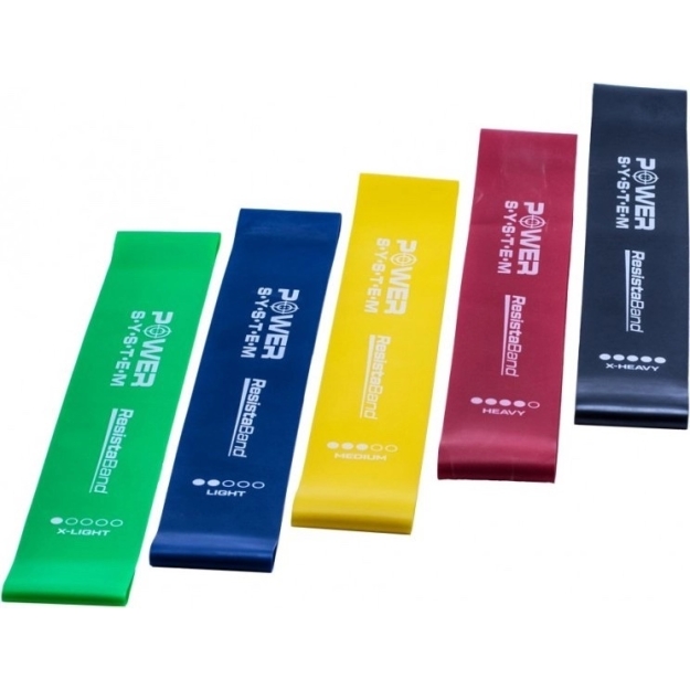 Power System Resistance Band Set (5 tk) fotogrāfija