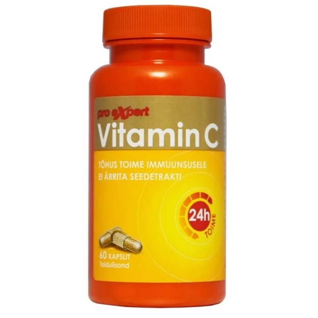 Pro Expert Vitaminas C 500 mg 60 kapsulių Pro Expert Vitaminas C 500 mg 60 kapsulių