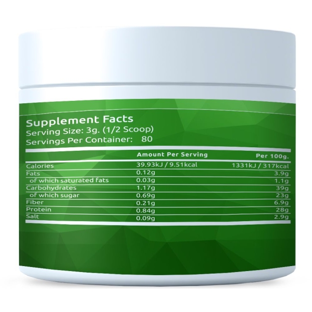 FITS Barley Grass 250g powder paveikslėlį FITS Barley Grass 250g powder nuotrauka