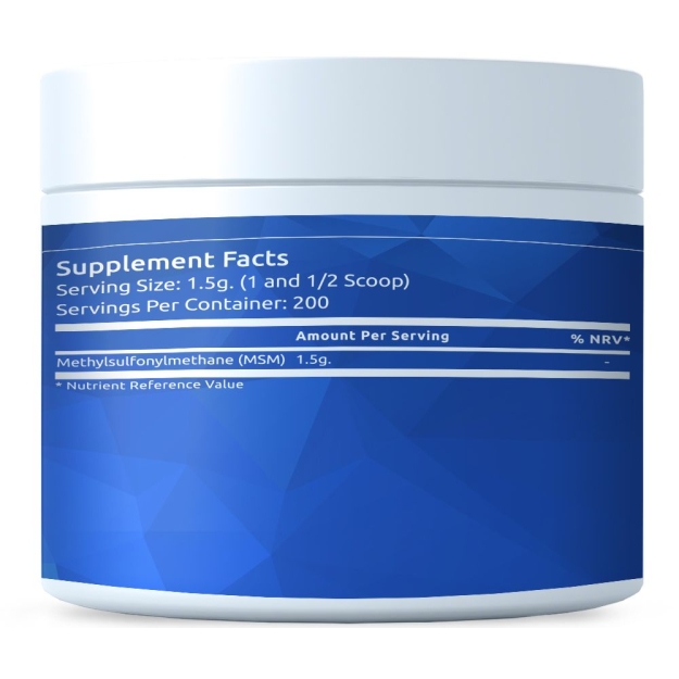 FITS MSM 300g powder bilde FITS MSM 300g powder fotogrāfija