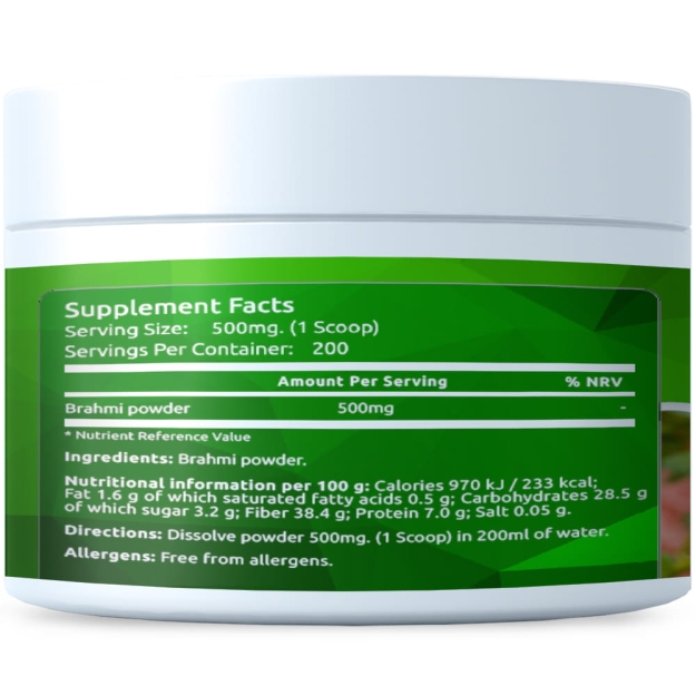 FITS BIO Organic Brahmi (Bacopa Monnieri) 100g powder picture FITS BIO Organic Brahmi (Bacopa Monnieri) 100g powder photo