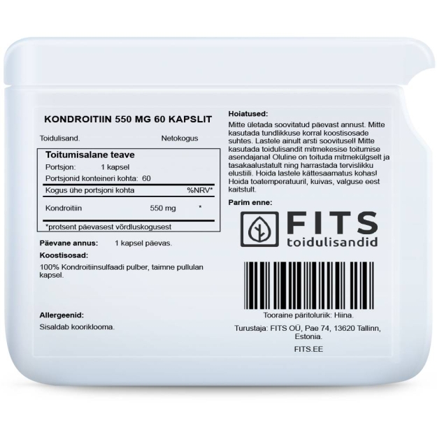 FITS Chondroitin 550mg 60 kapsules FITS Chondroitin 550mg 60 kapsules