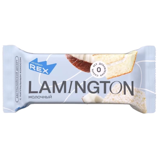 Protein Rex Lamington «Milky» 50 g foto