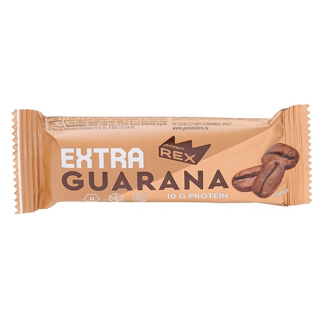 Protein Rex Protein bar EXTRA -Mocha- with guarana extract 40 g фото