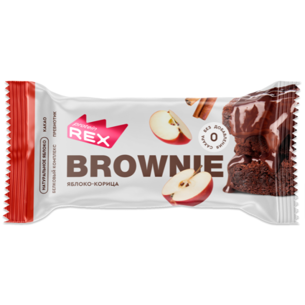 Protein Rex Proteiinikook 50 g - Brownie õunte ja kaneeliga Protein Rex Proteiinikook 50 g - Brownie õunte ja kaneeliga
